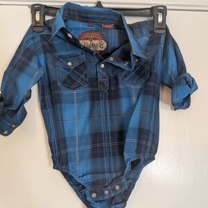 Roper Blue Plaid Shirt
